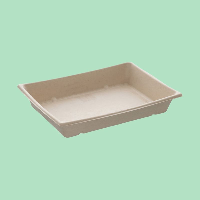 BePulp Rectangular Pagoda Tray - 750ml