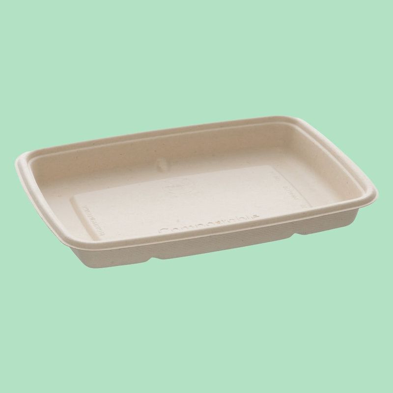 BePulp Rectangular Tray - 600ml