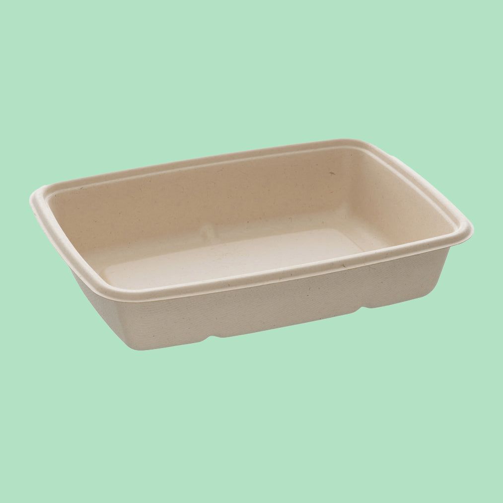 BePulp Rectangular Tray - 950ml