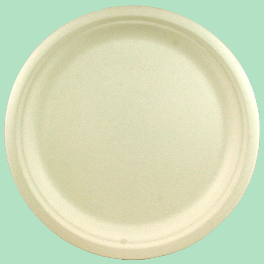 10" Round Bagasse Plate