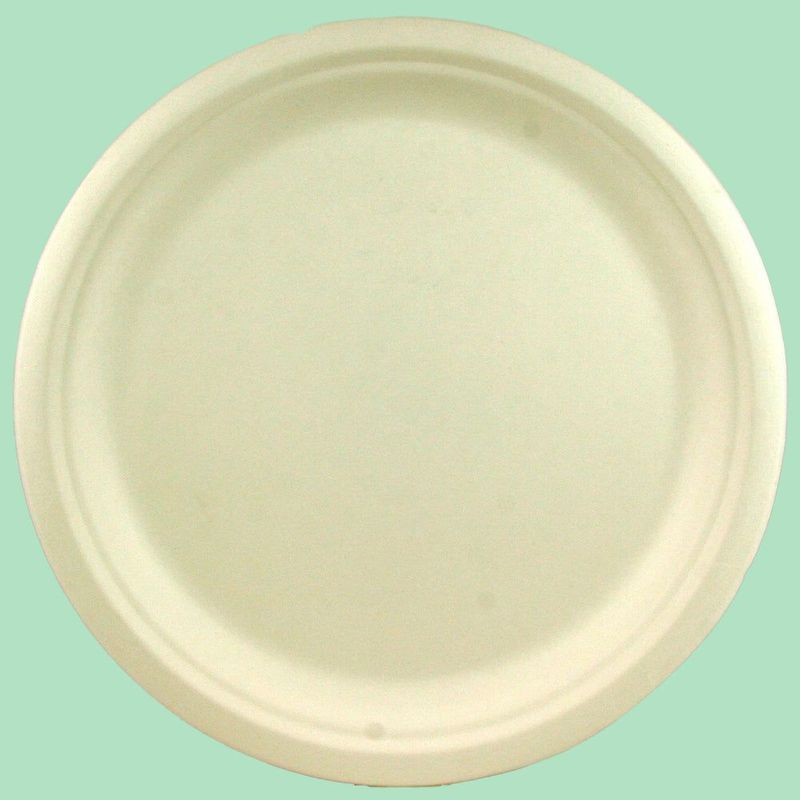 10" Round Bagasse Plate