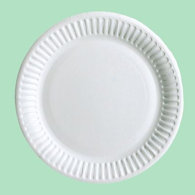 6" White Paper Plate