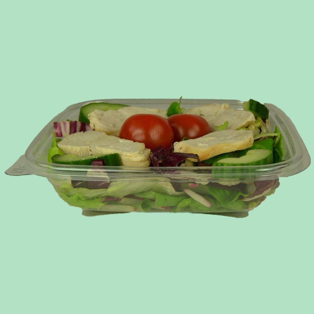 500ml Clear Square rPET Tray