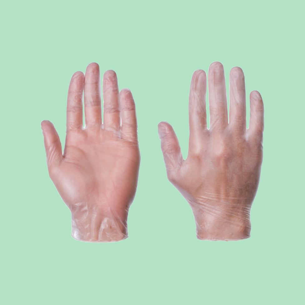 Medium Clear Powder Free Vinyl Gloves