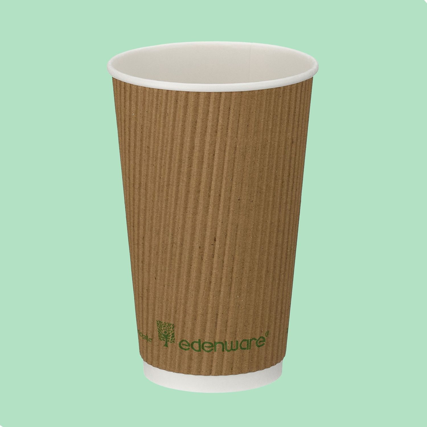 16oz Triple Wall Compostable Paper Cup