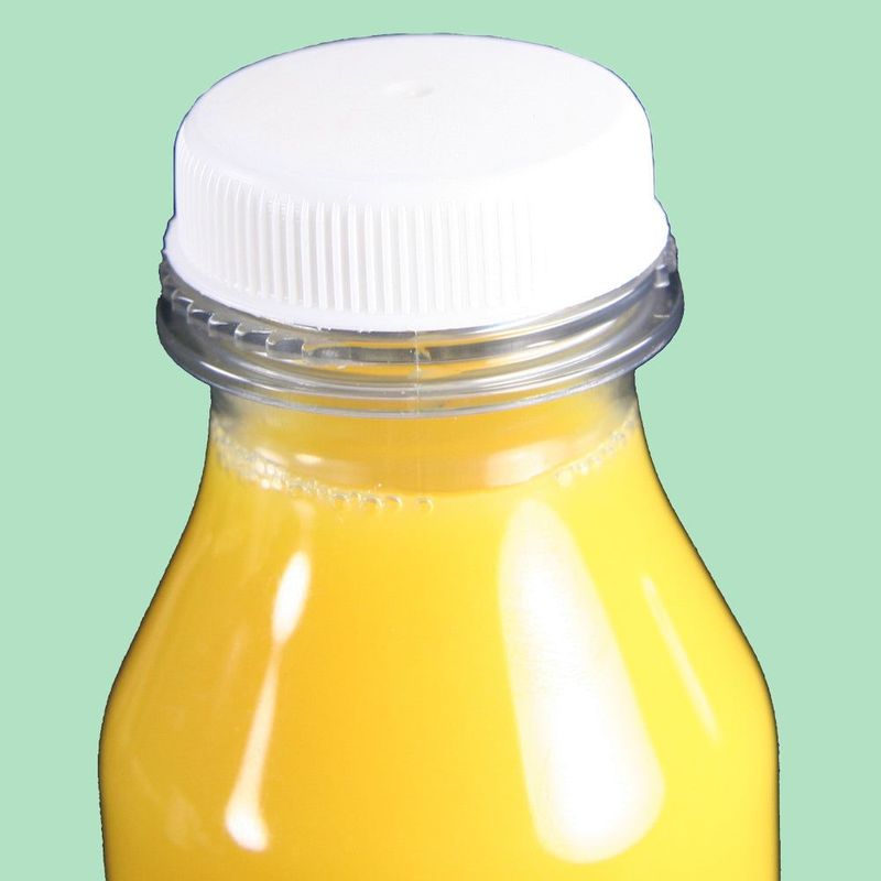 Natural Round Screw On Lid