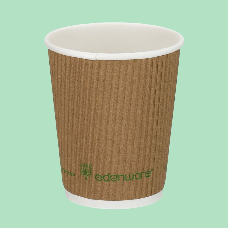 8oz Triple Wall Compostable Paper Cup