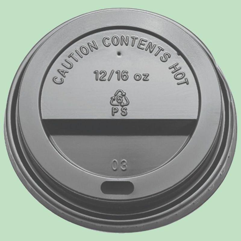 12/16oz Dome Sip-Thru Lid