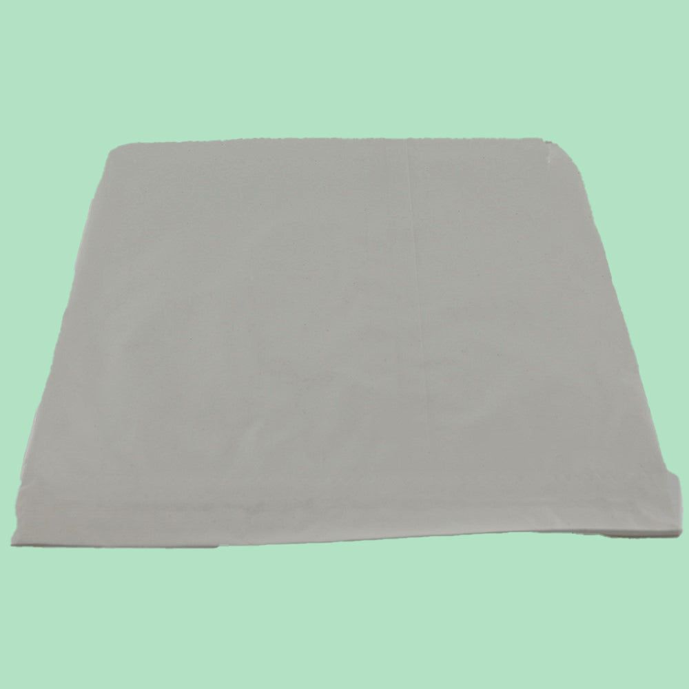 8.5" x 8.5" White Sulphite Paper Bag