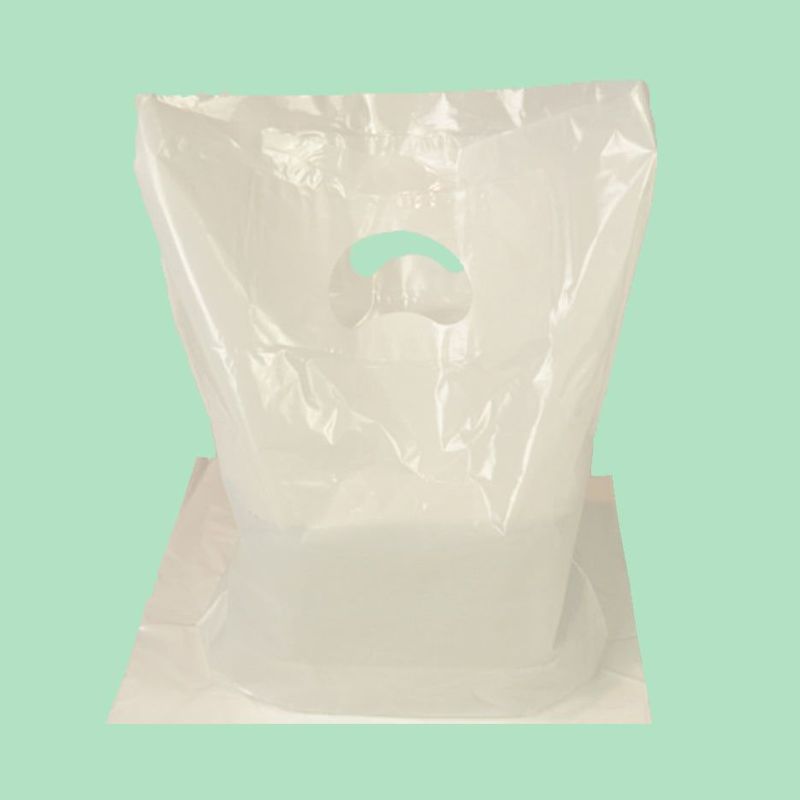 Small Patch Handle Carrier Bag