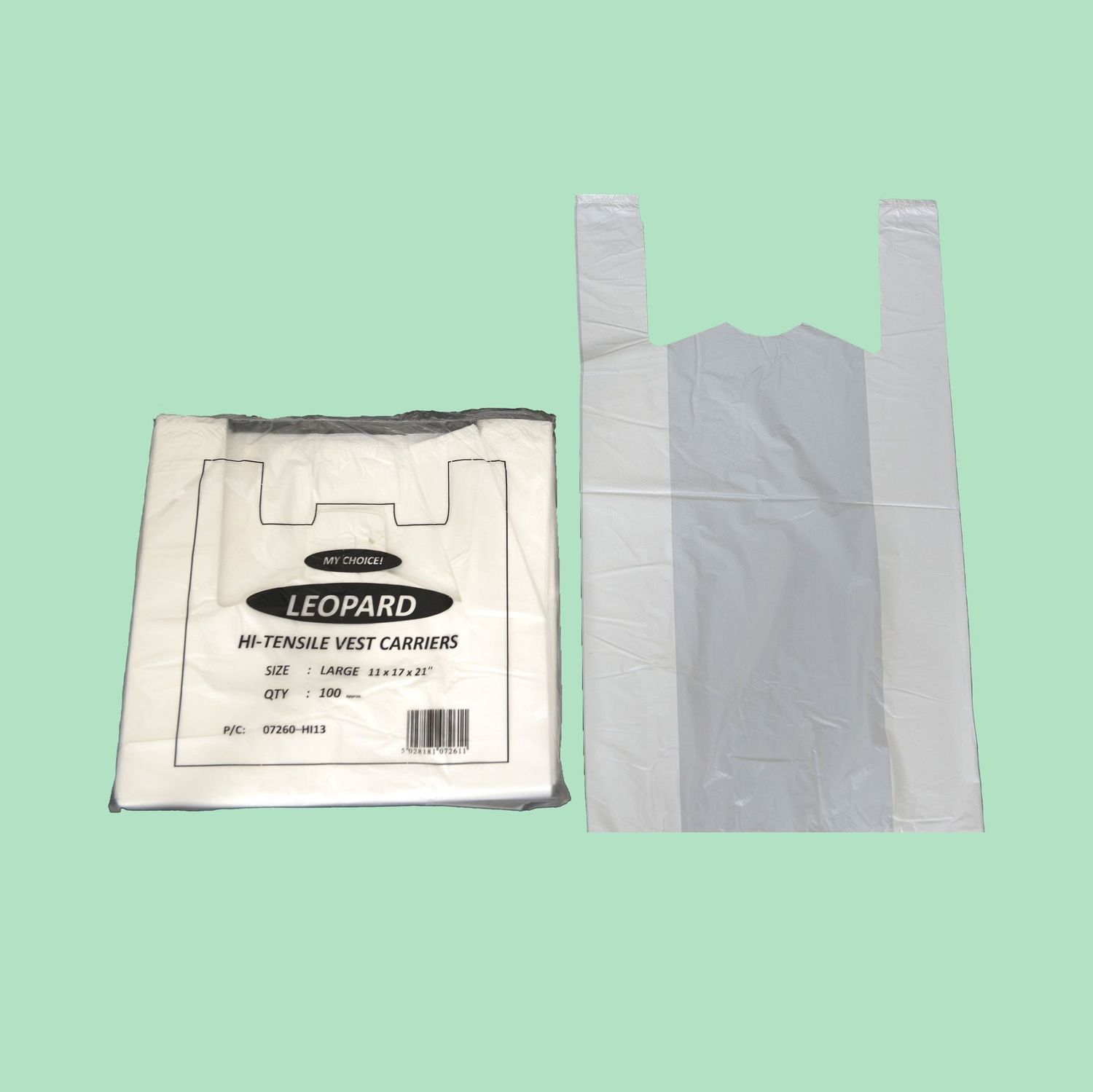 Heavy Duty Vest Carrier Bag