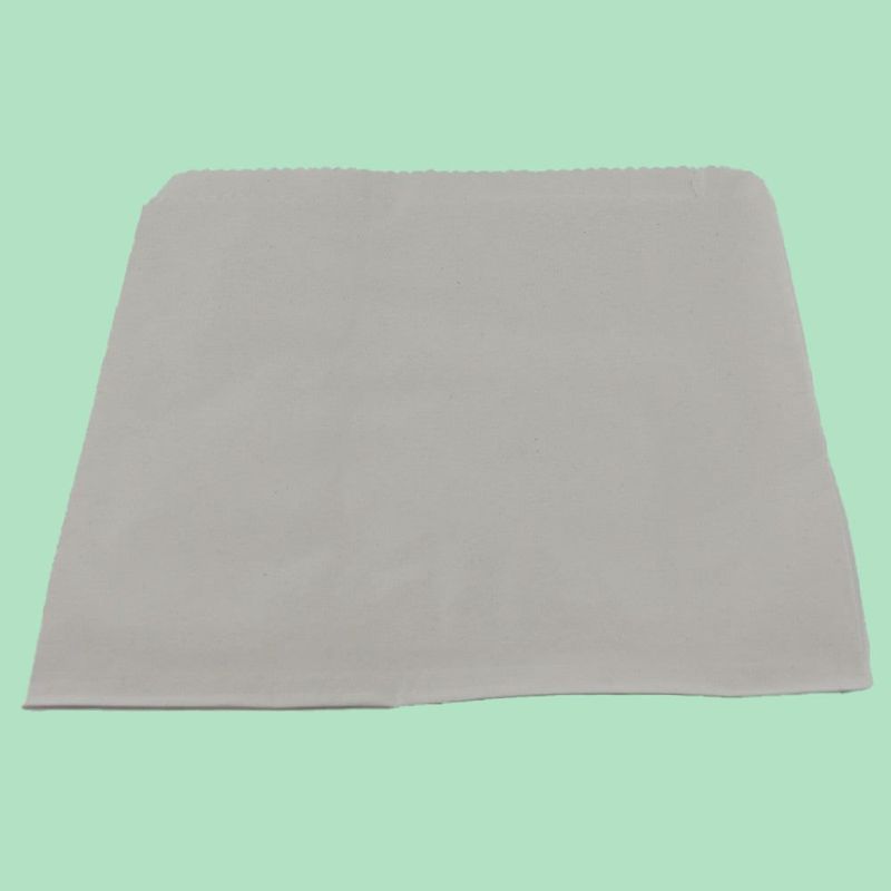 7" x 7" White Sulphite Paper Bag