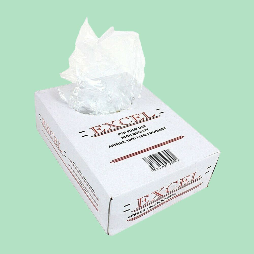 6" x 10" x 18.25" Clear Perforated Bag