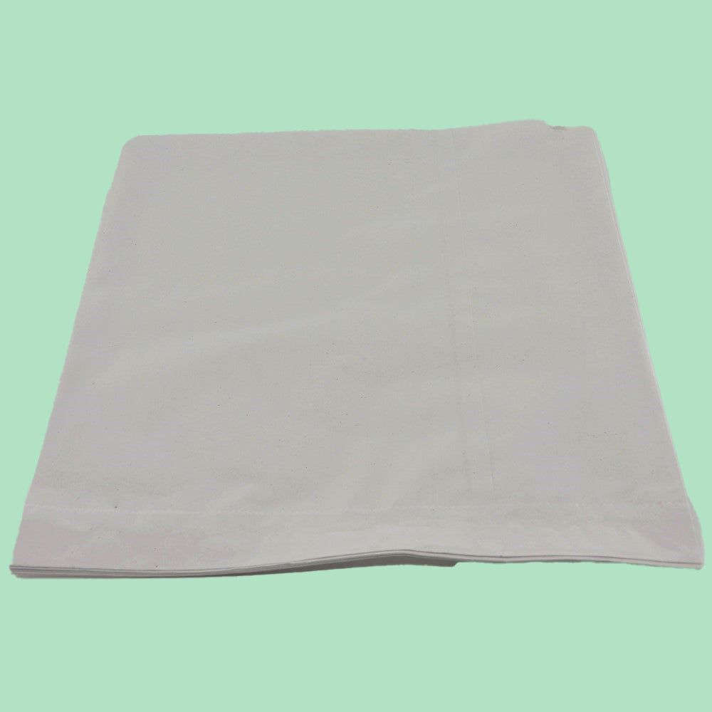 10" x 10" White Sulphite Paper Bag