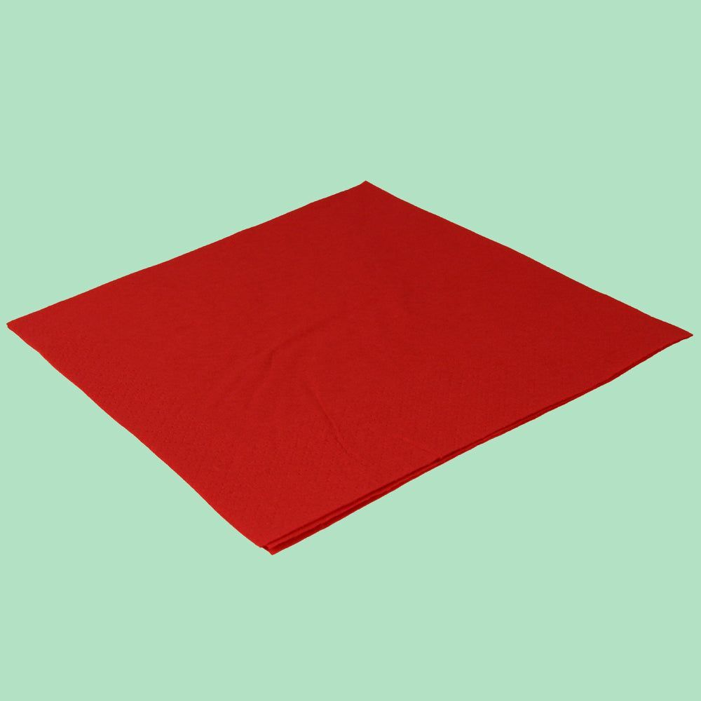 Red Napkins 2 Ply (33 x 33cm)