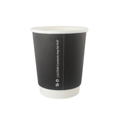 8oz Black Double Wall Paper Cup 8oz Black Double Wall Paper Cup