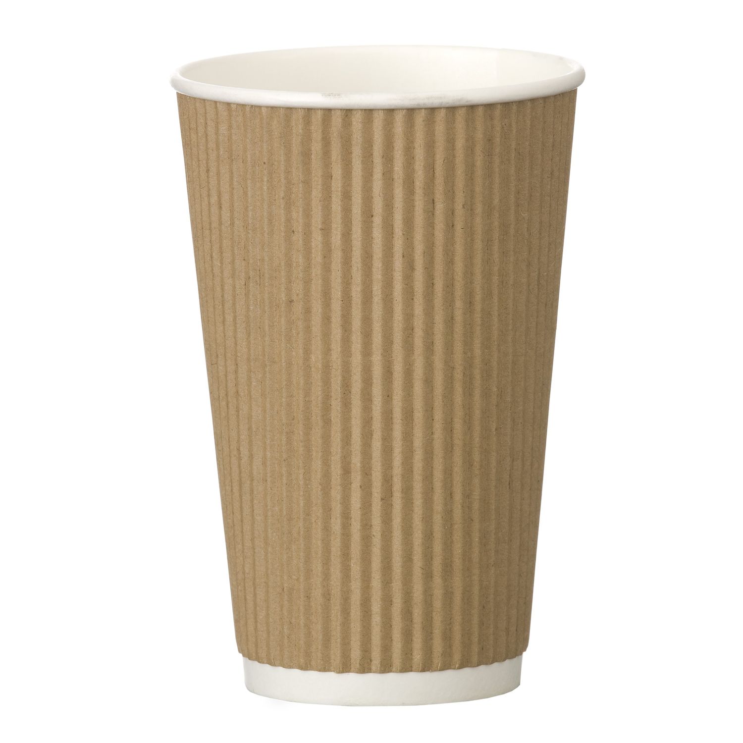 16oz Kraft Ripple Wall Paper Cup
