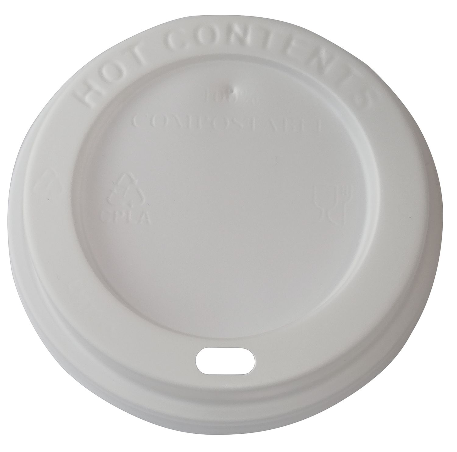 12/16oz CPLA Dome Sip-Thru Lid