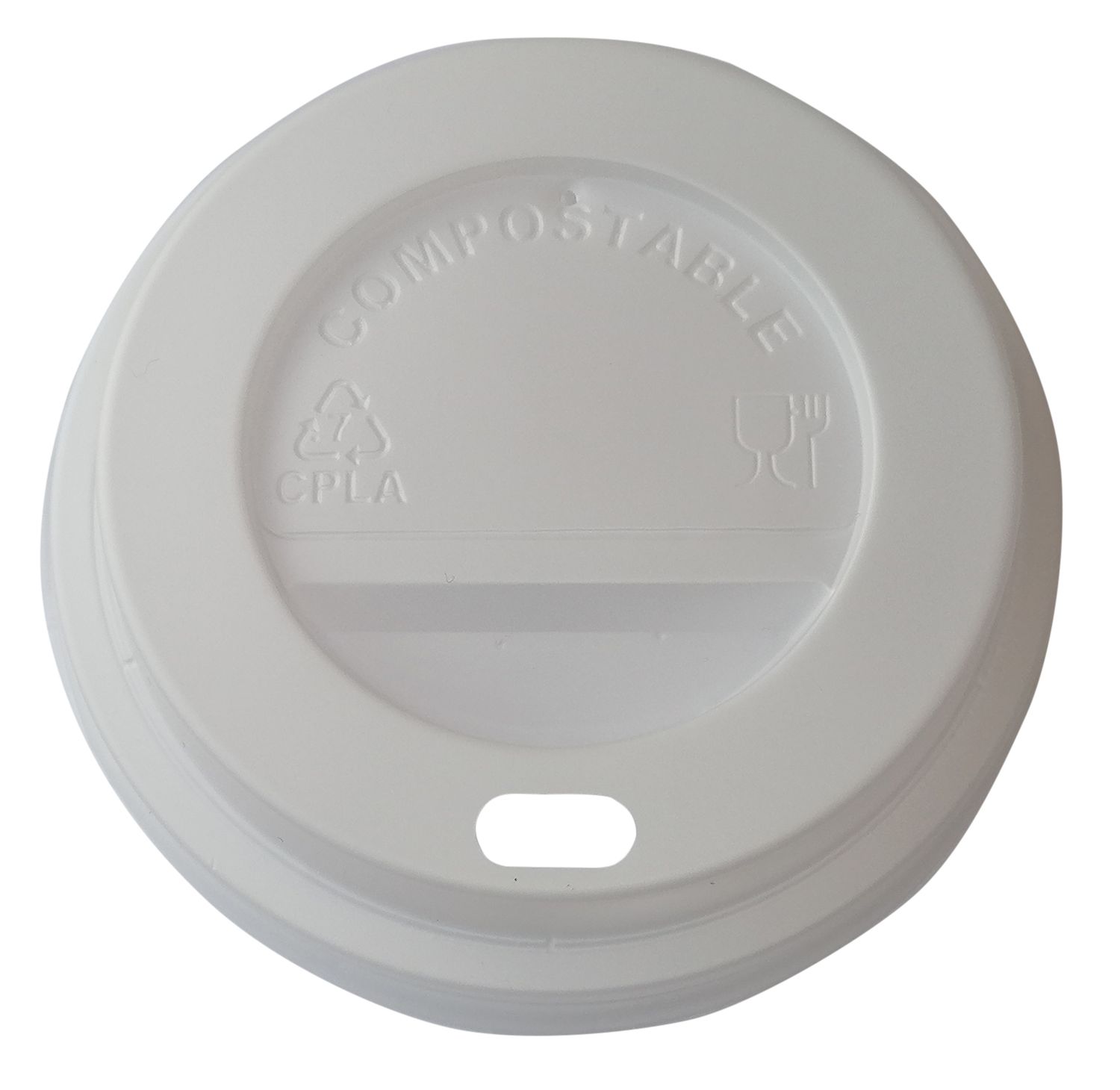 8oz CPLA Dome Sip-Thru Lid