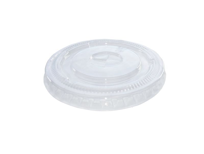 7oz Flat Lid - Straw Slot