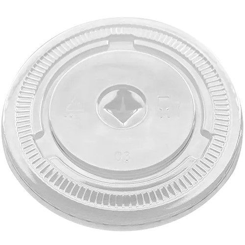 12-22oz Flat Lid - Straw Slot