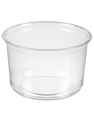 16oz Clear Round Pot