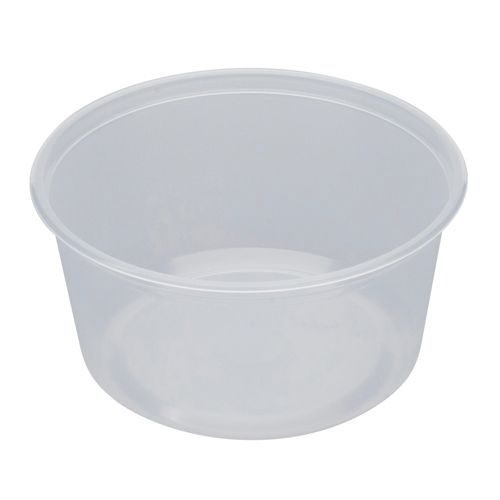 350ml Round PP Pot & Lid Combo