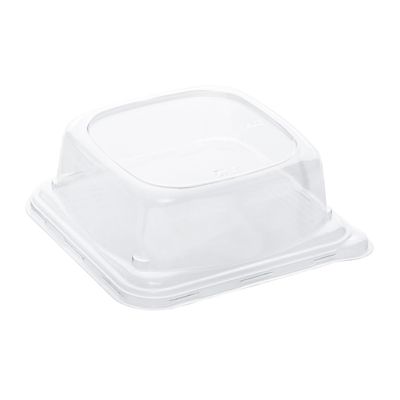Square r-PET Grab &Go lid 13cm x 13cm