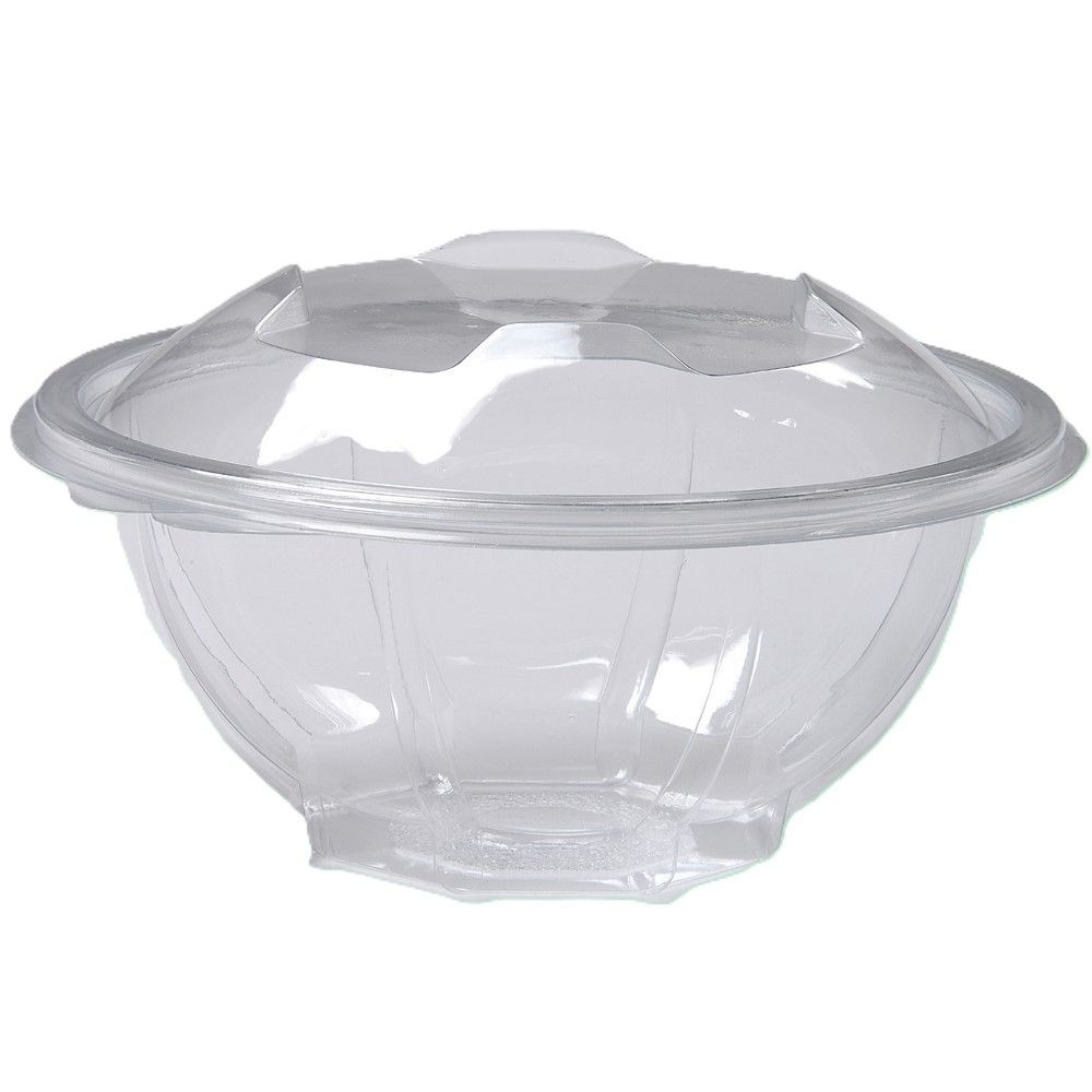 1000ml Round Hinged Lid PET Container