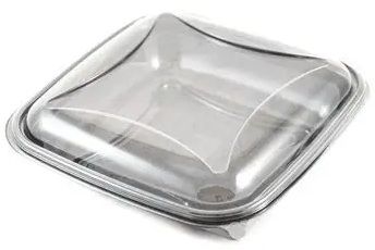 750ml Black Square rPET Tray