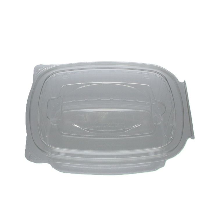 375ml Oval  Hinged Lid rPET Container