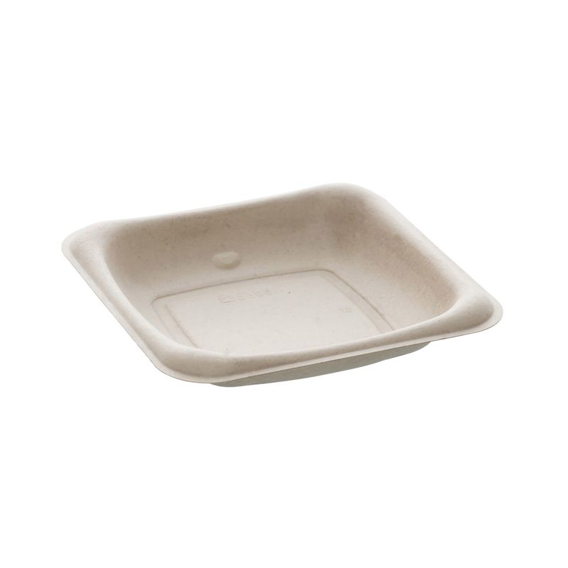 Grab & Go BePulp Square Tray 13cm x 13cm