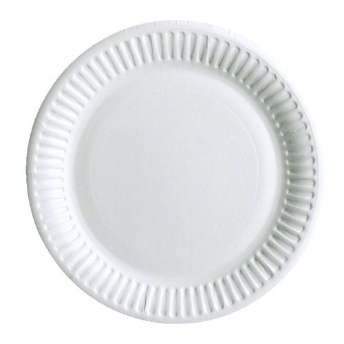 6" White Paper Plate