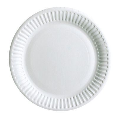 6" White Paper Plate