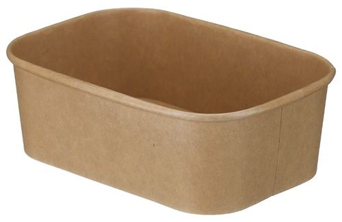 750ml Kraft Rectangular Tray