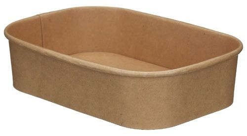 500ml Kraft Rectangular Tray