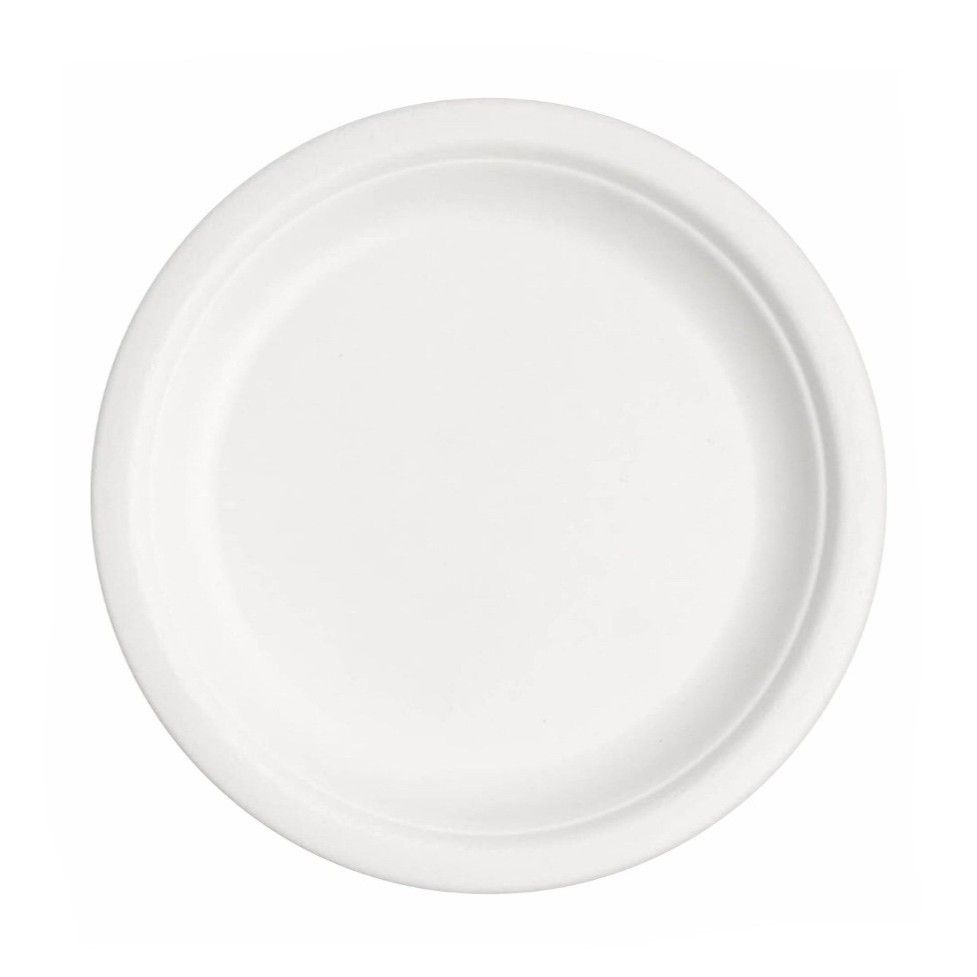 10" Round Bagasse Plate