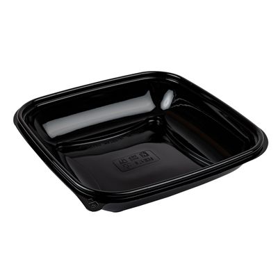 750ml Black Square rPET Tray
