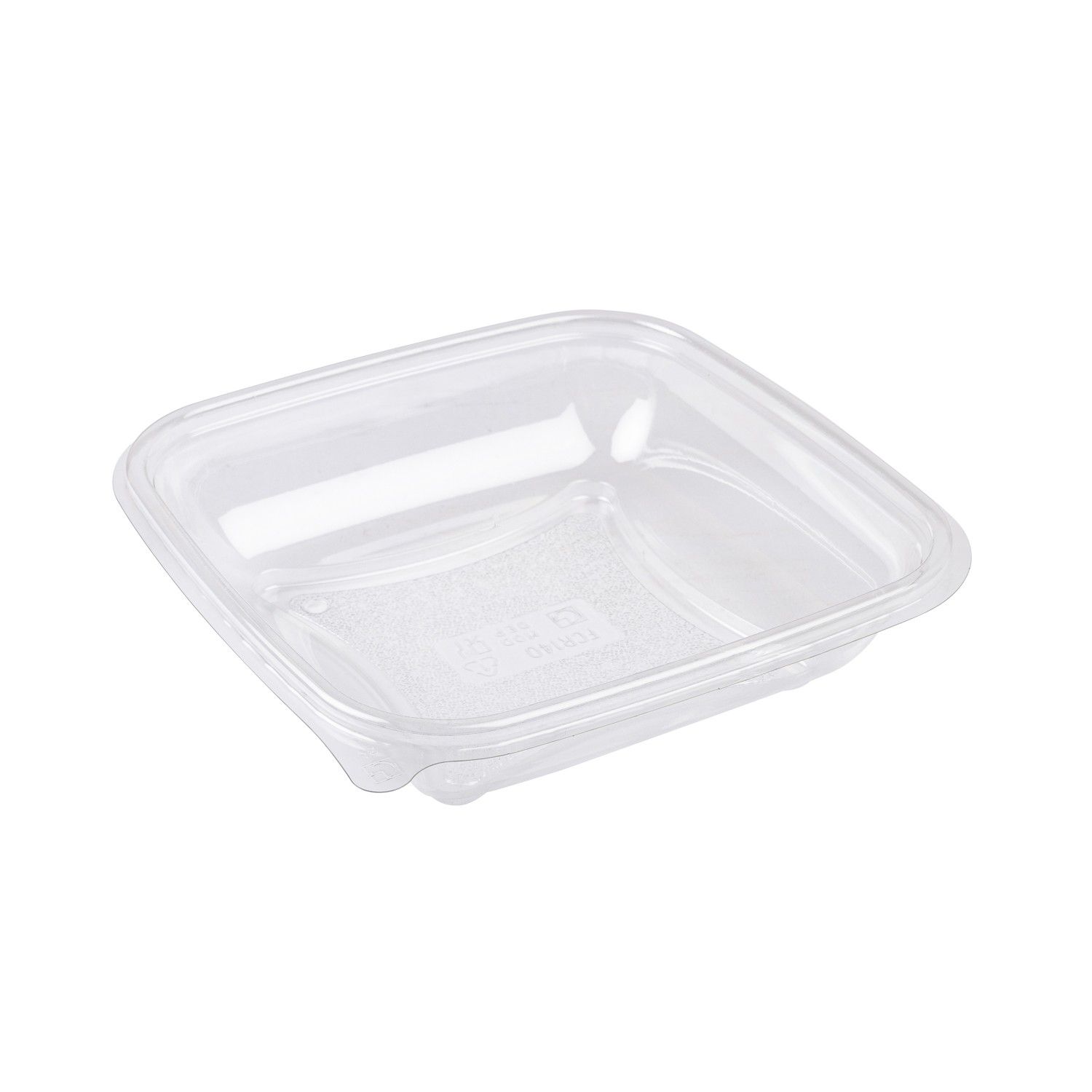 500ml Clear Square rPET Tray