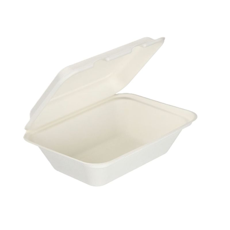 7" x 5" Bagasse Clamshell