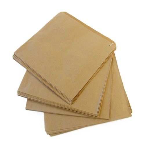 8.5" x 8.5" Brown Paper Bag