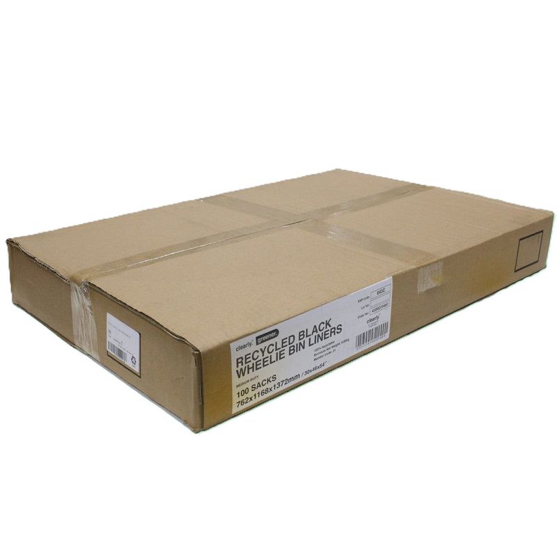 Wheelie Bin Liners 30" x 46" x 54"