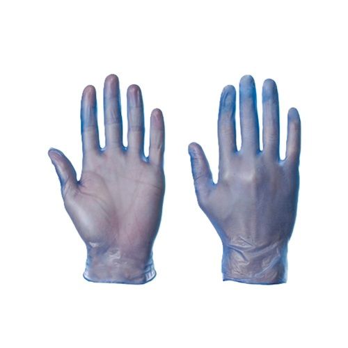Medium Blue Powder Free Vinyl Gloves