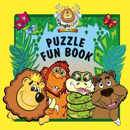 Jungle Lion Puzzle Fun Books