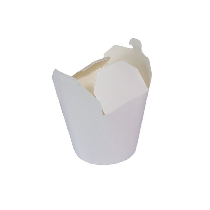 16oz White Food Pail