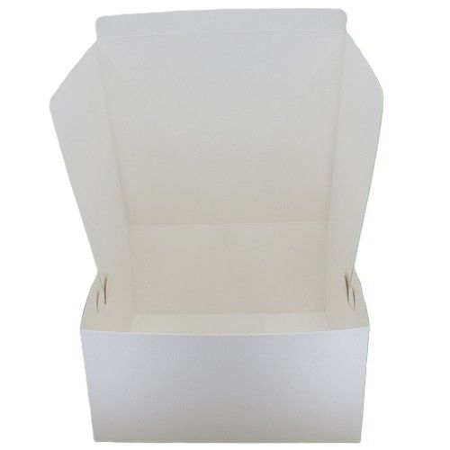 10” x 10” x 5” White Cake Box