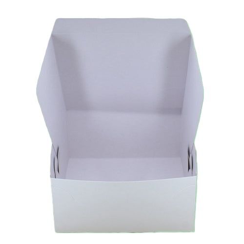 6” x 6” x 4” White Cake Box