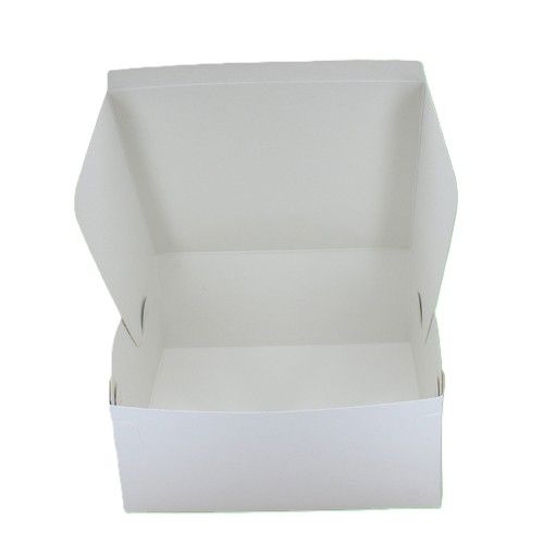 7” x 7” x 3” White Cake Box
