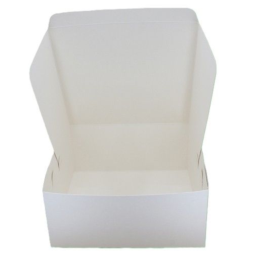 9” x 9” x 4” White Cake Box