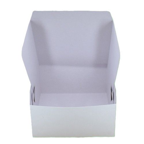 6” x 6” x 3” White Cake Box